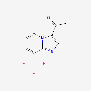 1-(8-(Trifluoromethyl)imidazo[1,2-a]pyridin-3-yl)ethanone