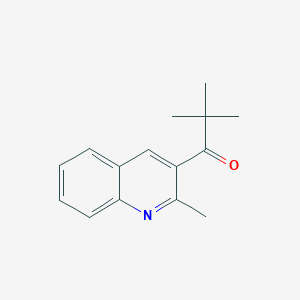 2,2-Dimethyl-1-(2-methylquinolin-3-YL)propan-1-one