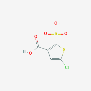 3-Carboxy-5-chloro-2-thiophenesulfonate