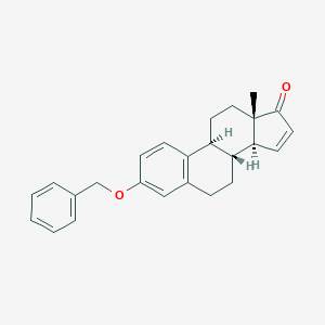 molecular formula C25H26O2 B118795 (13S)-3-(benzyloxy)-13-methyl-6,7,8,9,11,12,13,14-octahydro-17H-cyclopenta[a]phenanthren-17-one CAS No. 138743-03-0