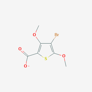 molecular formula C7H6BrO4S- B1187950 4-Bromo-3,5-dimethoxy-2-thiophenecarboxylate 