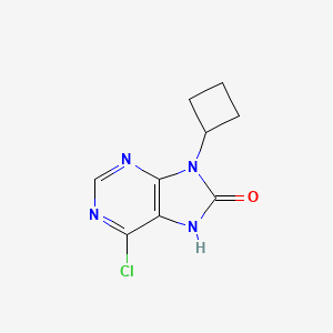 6-Chloro-9-cyclobutyl-7H-purin-8(9H)-one