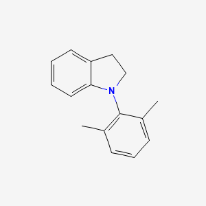 molecular formula C16H17N B11879568 1-(2,6-Dimethylphenyl)indoline 