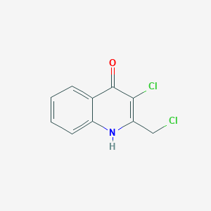 3-Chloro-2-(chloromethyl)quinolin-4-ol