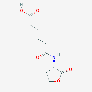 (S)-6-Oxo-6-((2-oxotetrahydrofuran-3-yl)amino)hexanoic acid