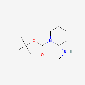 molecular formula C12H22N2O2 B11879635 Tert-butyl 1,5-diazaspiro[3.5]nonane-5-carboxylate CAS No. 1259489-91-2