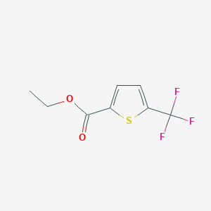 molecular formula C8H7F3O2S B11879641 Ethyl 5-(trifluoromethyl)thiophene-2-carboxylate 