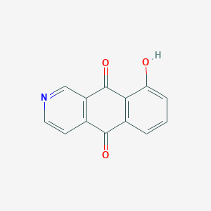 molecular formula C13H7NO3 B11879652 9-Hydroxybenzo[g]isoquinoline-5,10-dione CAS No. 760203-59-6