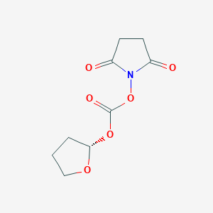 molecular formula C9H11NO6 B11879656 (S)-2,5-Dioxopyrrolidin-1-yl (tetrahydrofuran-2-yl) carbonate 