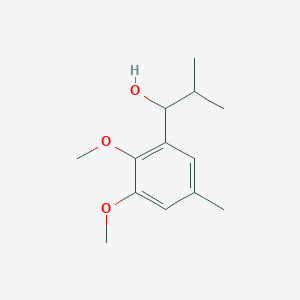 molecular formula C13H20O3 B11879660 1-(2,3-Dimethoxy-5-methylphenyl)-2-methylpropan-1-ol 