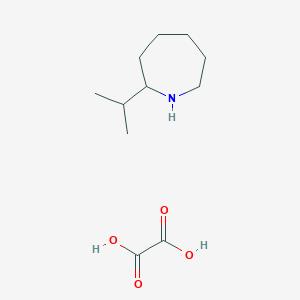 molecular formula C11H21NO4 B11879665 2-Isopropylazepane oxalate 