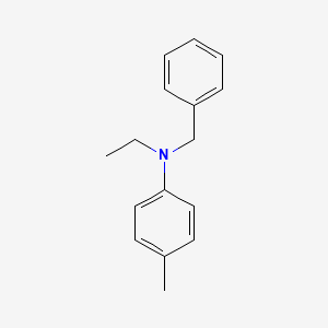 molecular formula C16H19N B11879751 N-Benzyl-N-ethyl-4-methylaniline 