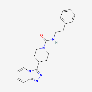 N-(2-phenylethyl)-4-([1,2,4]triazolo[4,3-a]pyridin-3-yl)piperidine-1-carboxamide