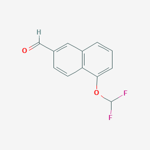 1-(Difluoromethoxy)naphthalene-6-carboxaldehyde