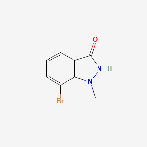 molecular formula C8H7BrN2O B11879910 7-Bromo-1-methyl-1H-indazol-3-ol 