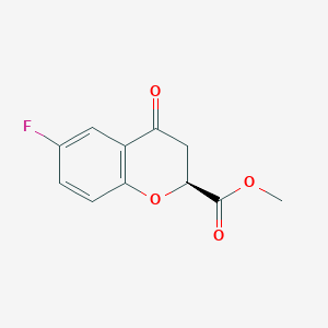 (S)-Methyl 6-fluoro-4-oxochroman-2-carboxylate