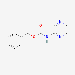 molecular formula C12H11N3O2 B11879922 Benzyl pyrazin-2-ylcarbamate 