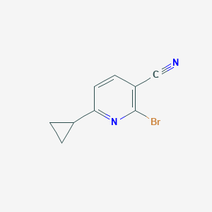 2-Bromo-6-cyclopropylnicotinonitrile