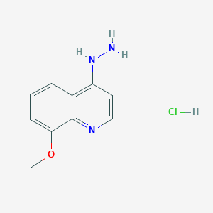 4-Hydrazino-8-methoxyquinoline hydrochloride