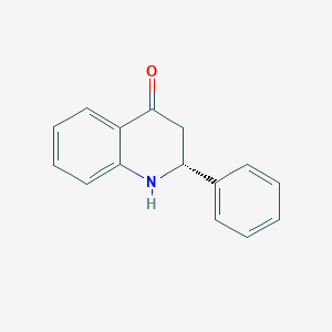 molecular formula C15H13NO B11880293 (R)-2-Phenyl-2,3-dihydroquinolin-4(1H)-one 