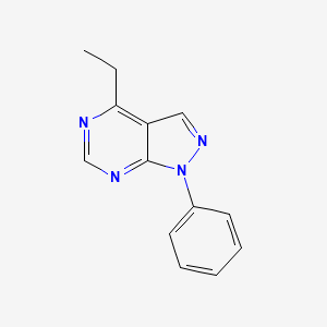 4-Ethyl-1-phenyl-1H-pyrazolo[3,4-d]pyrimidine