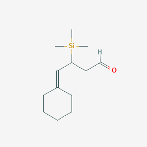 4-Cyclohexylidene-3-(trimethylsilyl)butanal