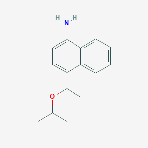 4-(1-Isopropoxyethyl)naphthalen-1-amine