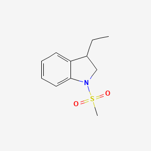 3-Ethyl-1-(methylsulfonyl)indoline