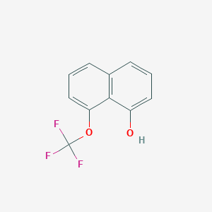 molecular formula C11H7F3O2 B11880590 1-(Trifluoromethoxy)-8-naphthol 