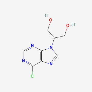 2-(6-Chloro-9H-purin-9-yl)propane-1,3-diol