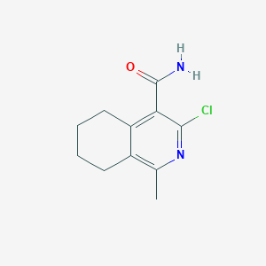 3-Chloro-1-methyl-5,6,7,8-tetrahydroisoquinoline-4-carboxamide