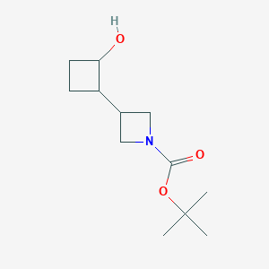 Tert-butyl 3-(2-hydroxycyclobutyl)azetidine-1-carboxylate