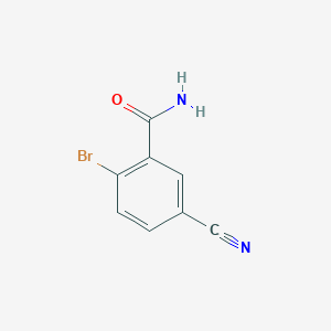 2-Bromo-5-cyanobenzamide