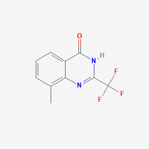 8-Methyl-2-(trifluoromethyl)quinazolin-4(3H)-one