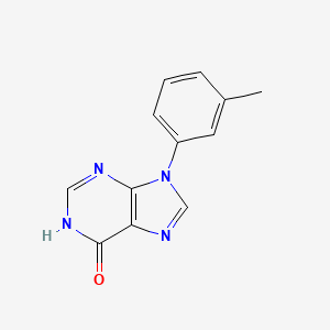 Hypoxanthine, 9-(m-tolyl)-