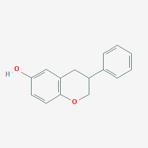 molecular formula C15H14O2 B11880824 3-Phenylchroman-6-ol 