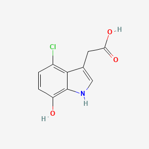 2-(4-Chloro-7-hydroxy-1H-indol-3-yl)acetic acid