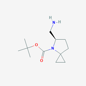 tert-butyl (5R)-5-(aminomethyl)-4-azaspiro[2.4]heptane-4-carboxylate