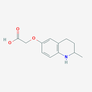 2-((2-Methyl-1,2,3,4-tetrahydroquinolin-6-yl)oxy)acetic acid