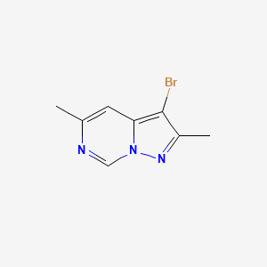 3-Bromo-2,5-dimethylpyrazolo[1,5-C]pyrimidine