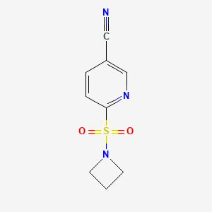 6-(Azetidin-1-ylsulfonyl)nicotinonitrile