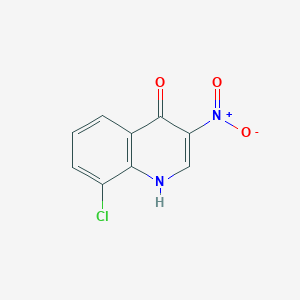 molecular formula C9H5ClN2O3 B11881014 8-Chloro-3-nitroquinolin-4-ol CAS No. 943736-62-7