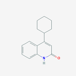 molecular formula C15H17NO B11881056 4-Cyclohexylquinolin-2(1h)-one 