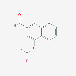 1-(Difluoromethoxy)naphthalene-3-carboxaldehyde