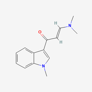 (2E)-3-(dimethylamino)-1-(1-methyl-1H-indol-3-yl)prop-2-en-1-one