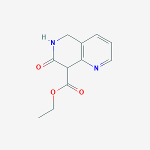 Ethyl 7-oxo-5,6,7,8-tetrahydro-1,6-naphthyridine-8-carboxylate