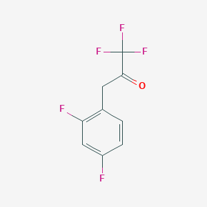 3-(2,4-Difluorophenyl)-1,1,1-trifluoropropan-2-one