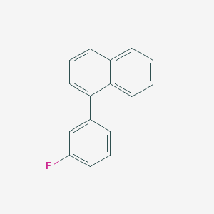 molecular formula C16H11F B11881158 1-(3-Fluorophenyl)naphthalene 