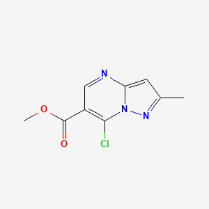 Methyl 7-chloro-2-methylpyrazolo[1,5-a]pyrimidine-6-carboxylate