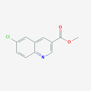 molecular formula C11H8ClNO2 B11881205 Methyl 6-chloroquinoline-3-carboxylate 